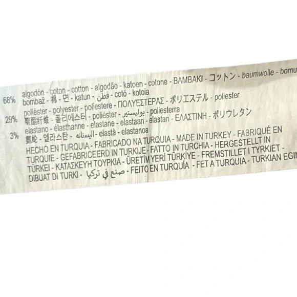 Zara Kalidescope Print Ankle Straight Pants | Black/Multi | Size XS - Picture 6 of 6